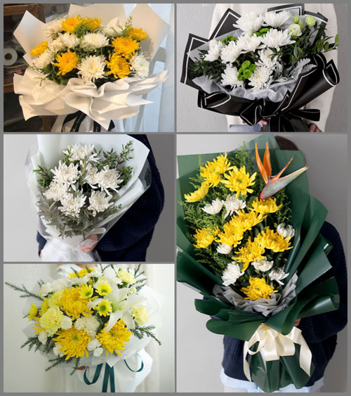 福建漳州龙海市白水镇郊边村白事花束代送